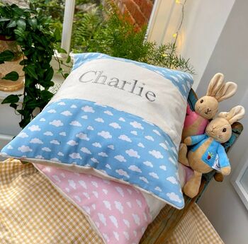 Cloud Name Cushion Baby Pink, 11 of 11