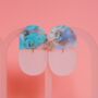 The Mhairi Pastel Pink And Blue Statement Earring, thumbnail 1 of 2
