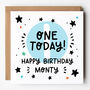 Boys 1st Birthday Card, thumbnail 1 of 4