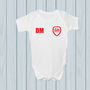 Personalised Wales Football Supporters Babygrows, thumbnail 4 of 6