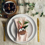 Personalised Christmas Pudding Place Setting, thumbnail 1 of 4