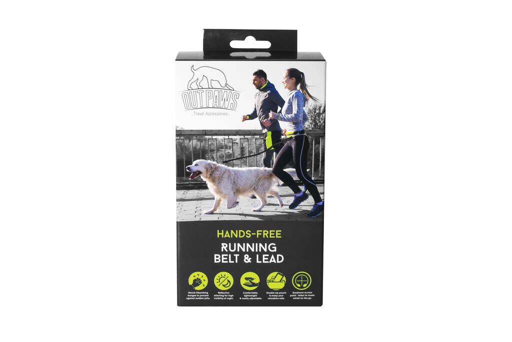 Hands Free Reflective Running Lead With Belt, 1 of 7