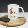 Personalised Reindeer Christmas Mug, thumbnail 6 of 12