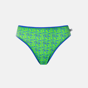 Women's 'Boom Bloom!' Four Pack Bamboo High Leg Knickers, 3 of 8