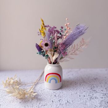 Rainbow Bud Vase Arrangement, 2 of 3