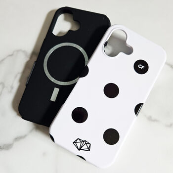 Personalised Polka Dot Phone Case, 2 of 7