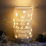 Personalised First Christmas As Mr And Mrs LED Light, thumbnail 6 of 7