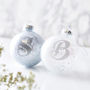Personalised Initial Sparkle Bauble, thumbnail 1 of 2