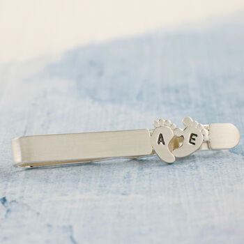Personalised New Dad Tie Clip. New Dad Gift, 4 of 8