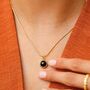 Black Onyx Healing Stone Necklace, Protection, thumbnail 2 of 10