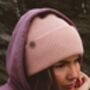 Super Soft Recycled Beanie Hat, thumbnail 5 of 6