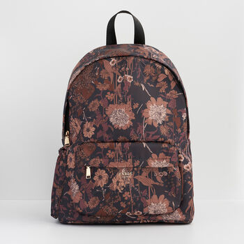 Deco Blooms Large Black Backpack, 2 of 8