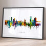 Ipswich Skyline Cityscape Art Print, thumbnail 1 of 12