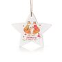 Christmas Ceramic Hanging Star For New Family, thumbnail 2 of 2