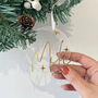 Personalised Christmas Decoration Acrylic Star And Moon, thumbnail 3 of 10