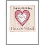 Personalised Heart Birthday Or Anniversary Card For Her, thumbnail 8 of 12