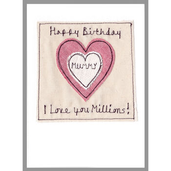 Personalised Heart Birthday Or Anniversary Card For Her, 8 of 12