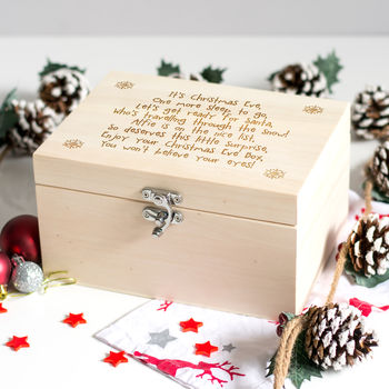 Personalised Christmas Eve Box With Poem, 4 of 5