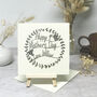 Personalised Papercut 1st Mother's Day Card, thumbnail 4 of 12