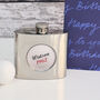 Personalised Birthday Golf Hip Flask, thumbnail 3 of 5