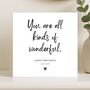 Personalised Wonderful Birthday Card For Him, Husband Or Son, thumbnail 6 of 8