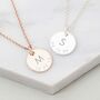 Personalised Initial And Date Necklace, thumbnail 1 of 12