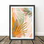 Tropical Palm Leaves Abstract Art Print, thumbnail 9 of 10
