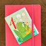Mini Frog 4th Birthday Card, thumbnail 3 of 5