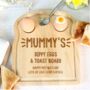 Personalised Mother's Day Dippy Egg And Soldiers Board, thumbnail 1 of 4