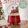 Personalised Musical Santa Snow Globe, thumbnail 1 of 7