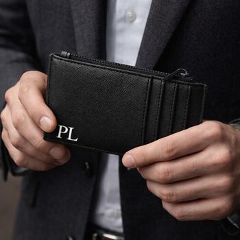 Personalised Saffiano Leather Card Holder Wallet Purse, 7 of 7