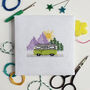 'Campervan' Mini Cross Stitch Kit, thumbnail 2 of 2