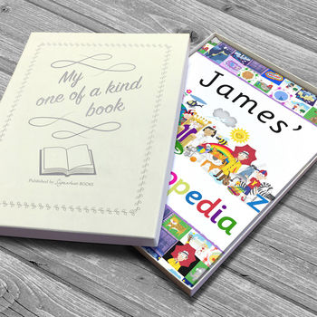 Personalised Childs Gift Boxed Encyclopedia Book, 2 of 9
