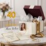 Personalised Birthday Photo Heart Acrylic Plaque, thumbnail 7 of 7