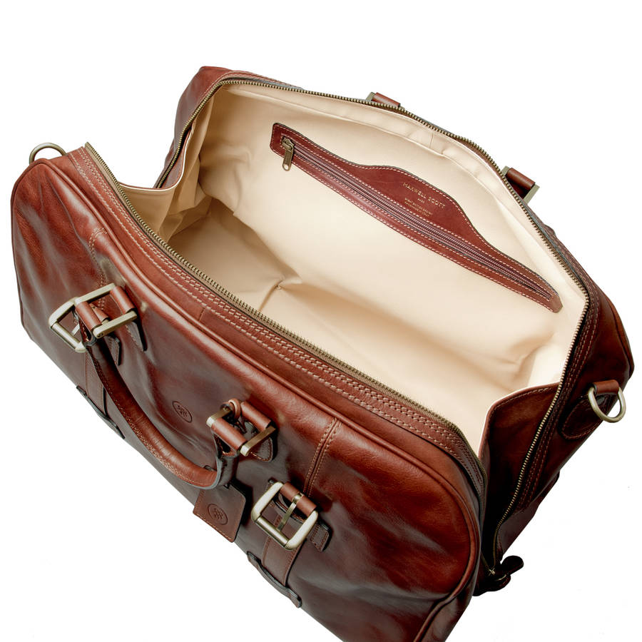 the finest italian leather holdall. 'the flero m' by maxwell scott bags ...