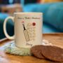 Personalised Wicket Cricket Christmas Mug, thumbnail 1 of 2