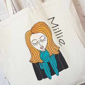 Personalised 'Miss Pretty Chic' Custom Tote Bag, 8 of 9