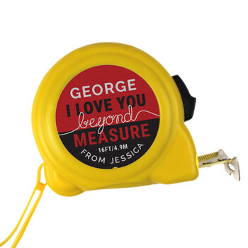 Personalised Beyond Measures Tape Measure, 5 of 5