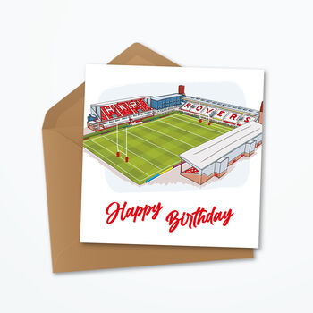 Hull Kr Personalised Birthday Card, Rugby League, 3 of 6