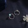 Double Circle Aqua Green Opal Ear Jacket, thumbnail 5 of 10