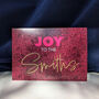 Personalised Glitter Family Christmas Card Pack, thumbnail 4 of 4