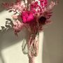 Pink Macrame Hanger With Dried Flower Display, thumbnail 1 of 4
