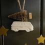 Gold Tree On Van Hanging Christmas Decoration, thumbnail 1 of 3