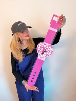 Who Cares I'm Late Anyway Heart Watch Wall Clock Decorative Silent Movement, 5 of 5