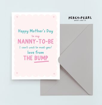 Cute Nanny To Be Mothers Day Card, 2 of 5