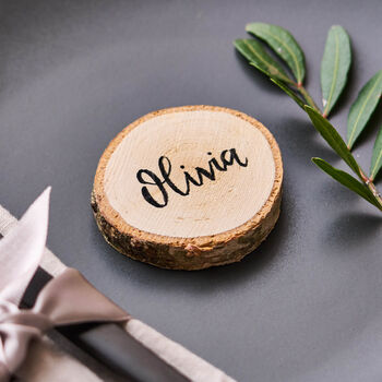 Wooden Log Place Setting, 3 of 3