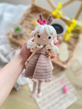 Special Handmade Crochet Doll, 3 of 12