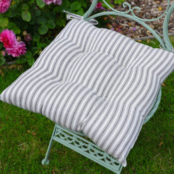 Vintage Striped Garden Seat Pads, 4 of 7