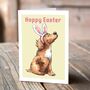 Working Cocker Spaniel Easter Card, thumbnail 2 of 3