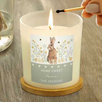 Personalised Spring Bunny Candle Jar, 3 of 3